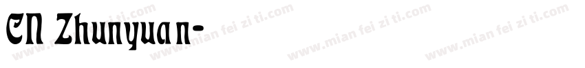 CN Zhunyuan字体转换